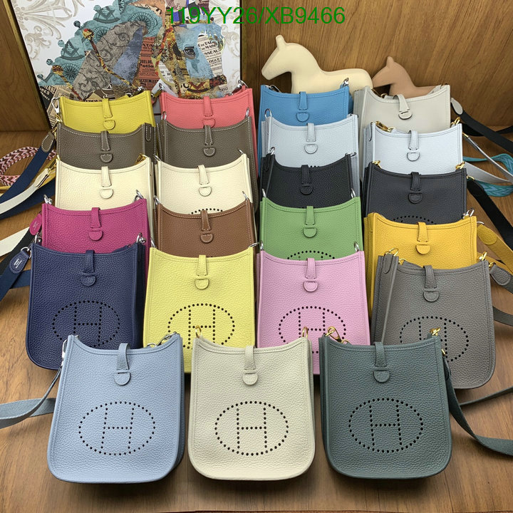 Hermes Bag-(4A)-Evelyne- Code: XB9466 $ 155USD