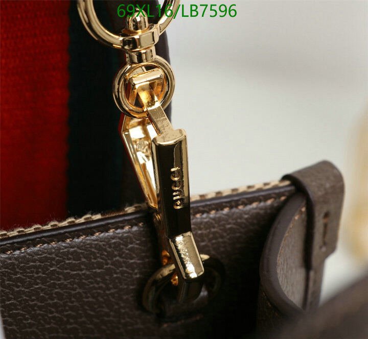 Gucci Bag-(4A)-Diagonal-,Code: LB7596,$ 90USD