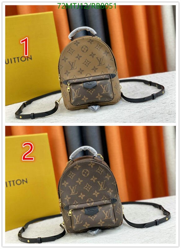 LV Bag-(4A)-Backpack- Code: RB8051 $ 94USD