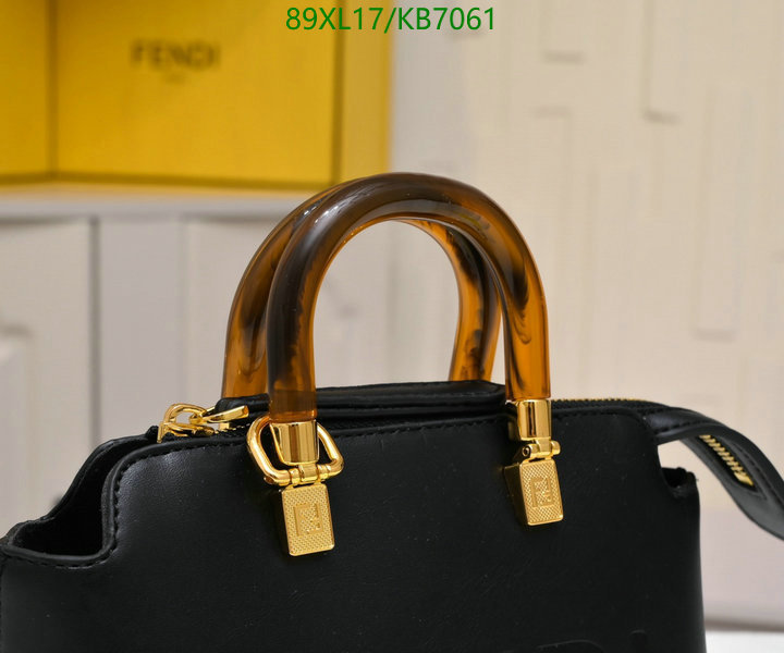 Fendi Bag-(4A)-Boston- Code: KB7061 $ 116USD