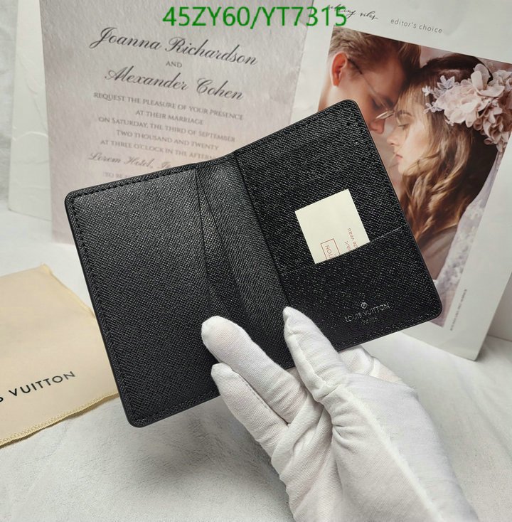 LV Bags-(4A)-Wallet-,Code: YT7315,$ 59USD