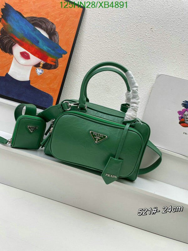 Prada Bag-(4A)-Handbag- Code: XB4891 $ 163USD