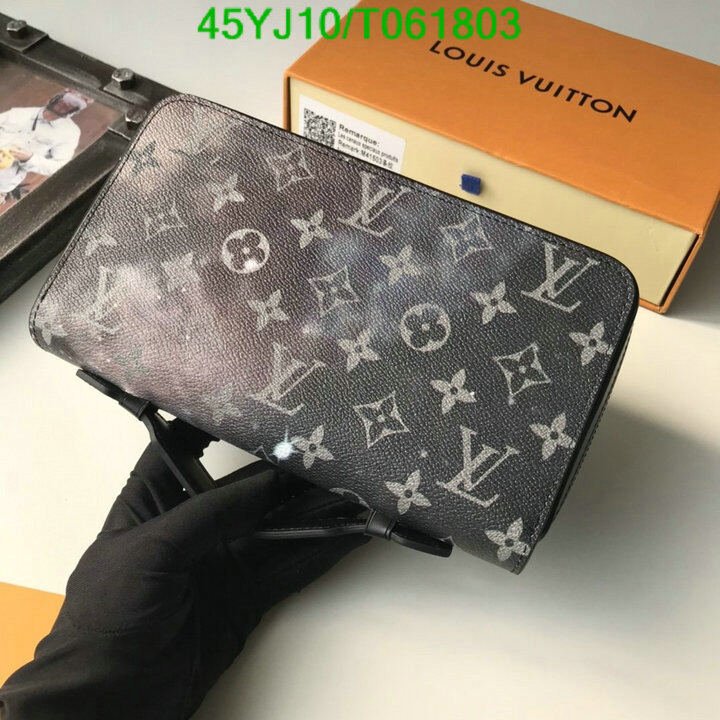 LV Bags-(4A)-Wallet-,Code: T061803,$ 59USD