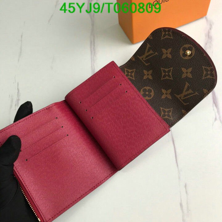 LV Bags-(4A)-Wallet-,Code: T060809,$ 59USD