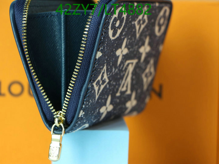 LV Bags-(4A)-Wallet-,Code: LT4882,$ 55USD