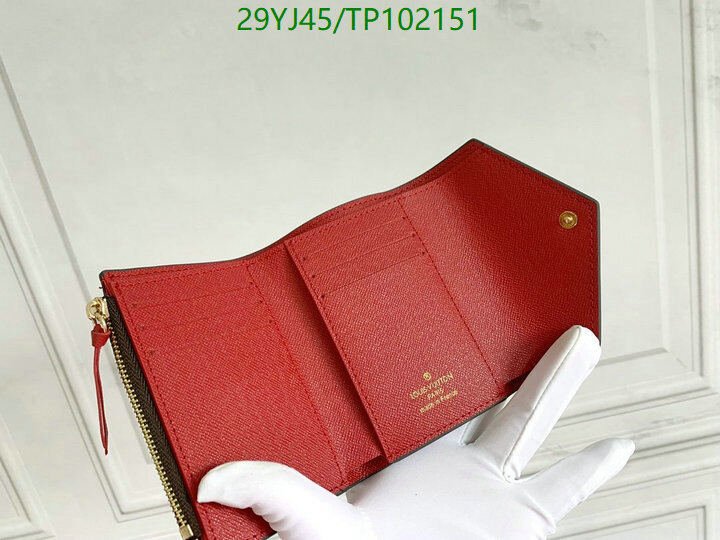 LV Bags-(4A)-Wallet-,Code: TP102151,$ 38USD
