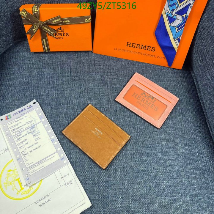 Hermes Bag-(4A)-Wallet-,Code: ZT5316,$ 64USD