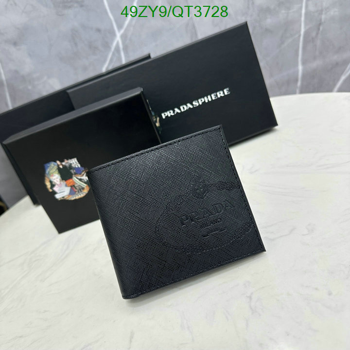 Prada Bag-(4A)-Wallet- Code: QT3728 $ 64USD