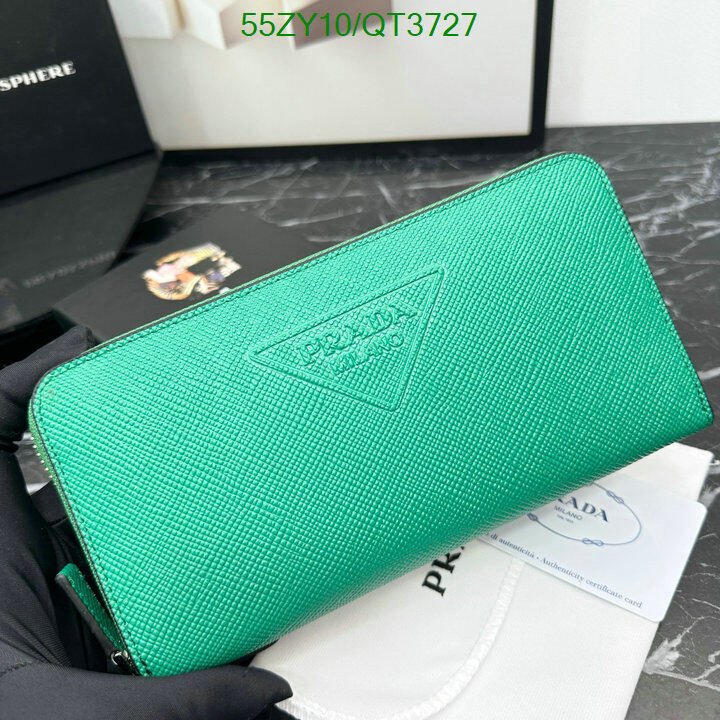 Prada Bag-(4A)-Wallet- Code: QT3727 $ 72USD