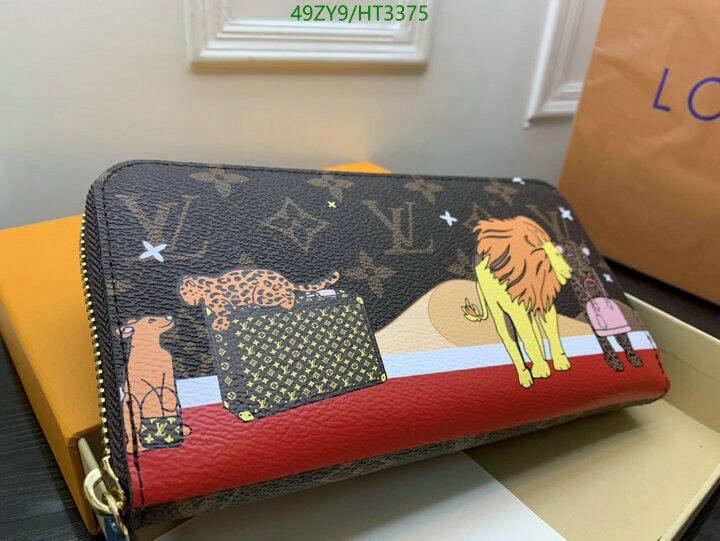LV Bags-(4A)-Wallet-,Code: HT3375,$ 64USD