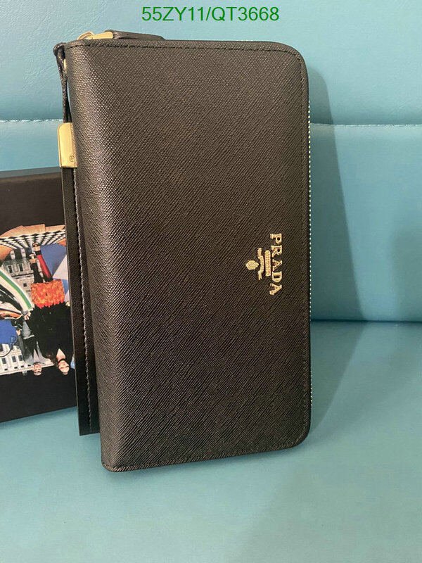 Prada Bag-(4A)-Wallet- Code: QT3668 $ 72USD