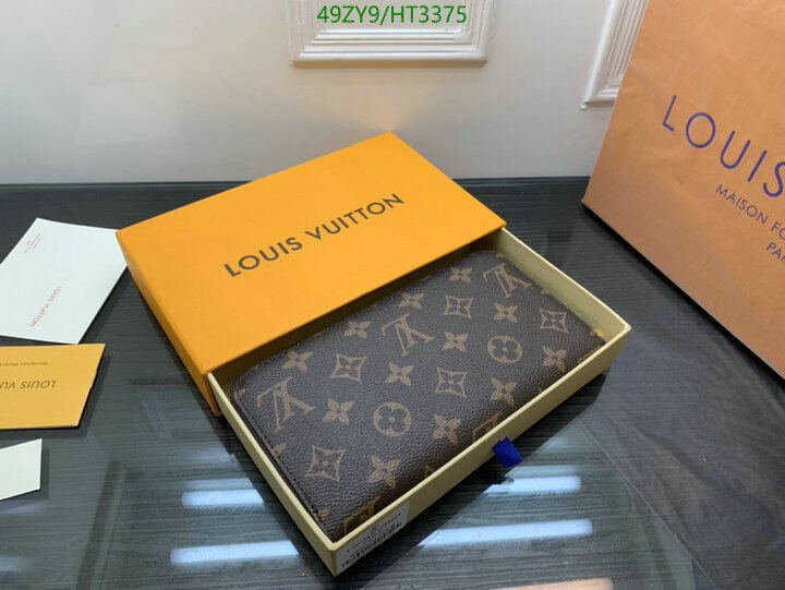 LV Bags-(4A)-Wallet-,Code: HT3375,$ 64USD