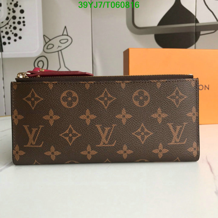 LV Bags-(4A)-Wallet-,Code: T060816,$ 51USD