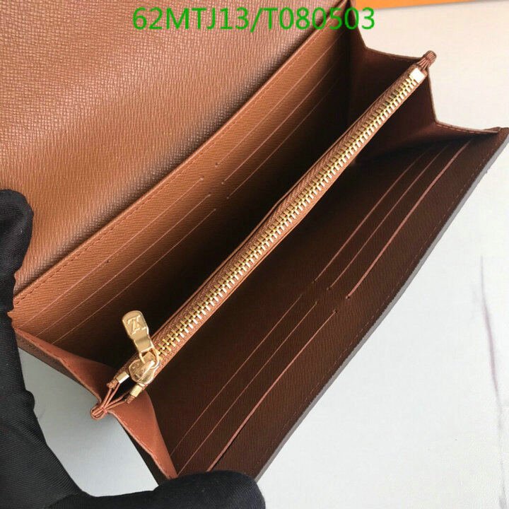 LV Bags-(4A)-Wallet-,Code: T080503,$ 81USD