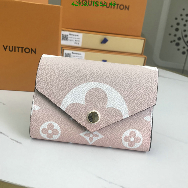 LV Bags-(4A)-Wallet-,Code: TP052143,$ 55USD