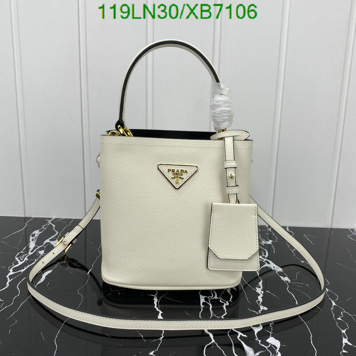 Prada Bag-(4A)-Bucket Bag- Code: XB7106 $ 155USD