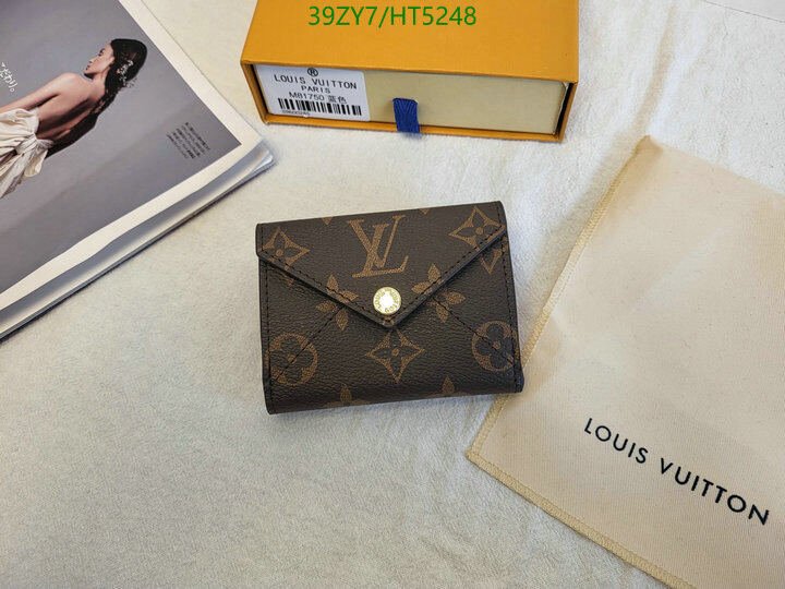LV Bags-(4A)-Wallet-,Code: HT5248,$ 51USD