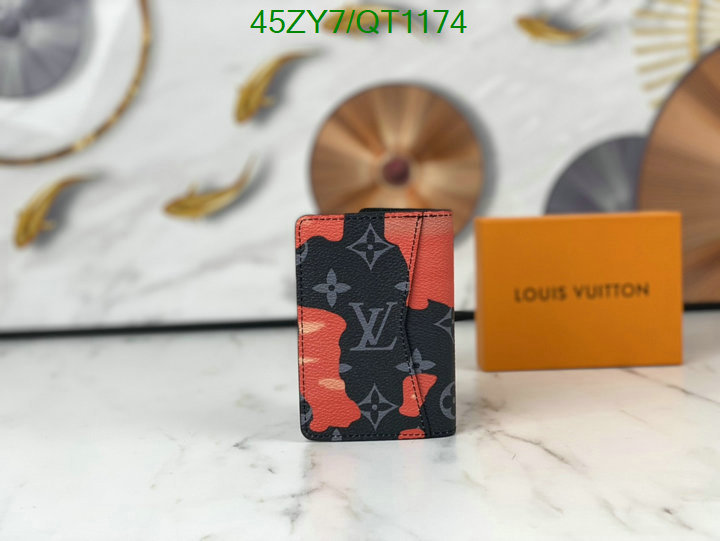 LV Bag-(4A)-Wallet- Code: QT1174 $ 59USD
