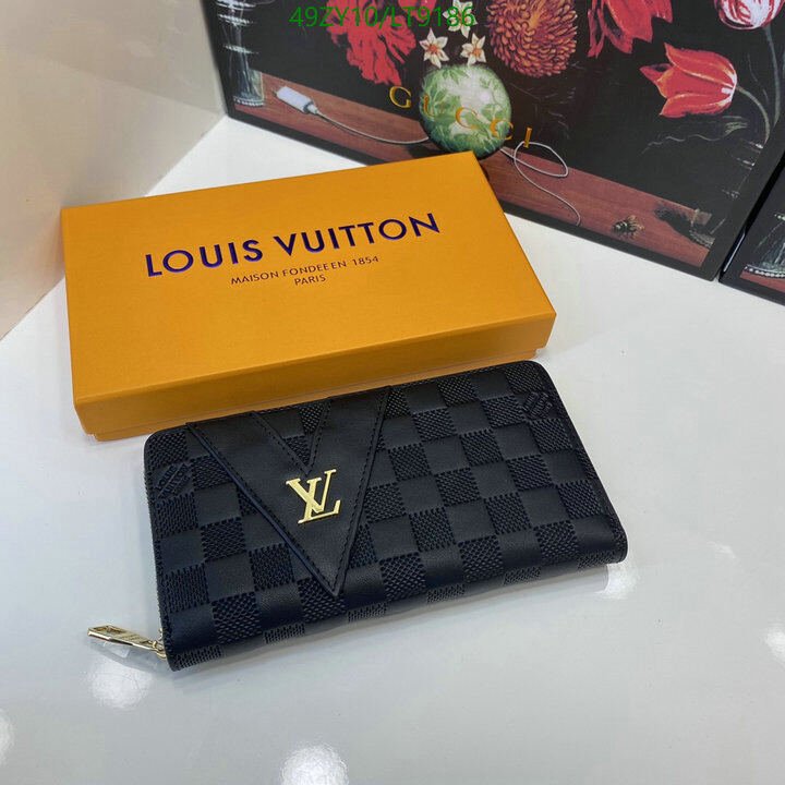 LV Bags-(4A)-Wallet-,Code: LT9186,$ 64USD