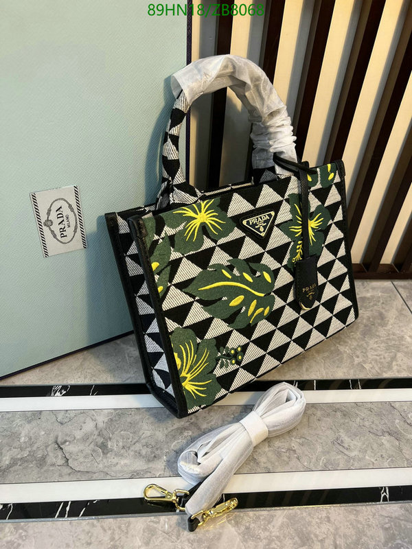 Prada Bag-(4A)-Handbag-,Code: ZB8068,$ 116USD