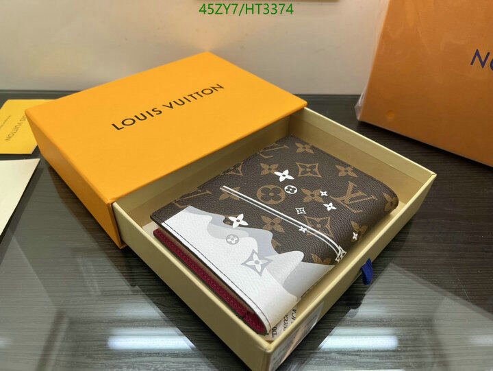 LV Bags-(4A)-Wallet-,Code: HT3374,$ 59USD