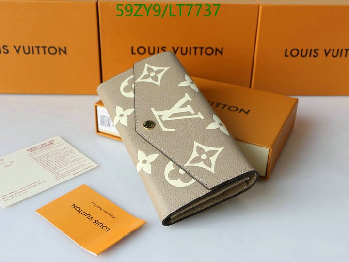 LV Bags-(4A)-Wallet-,Code: LT7737,$ 77USD