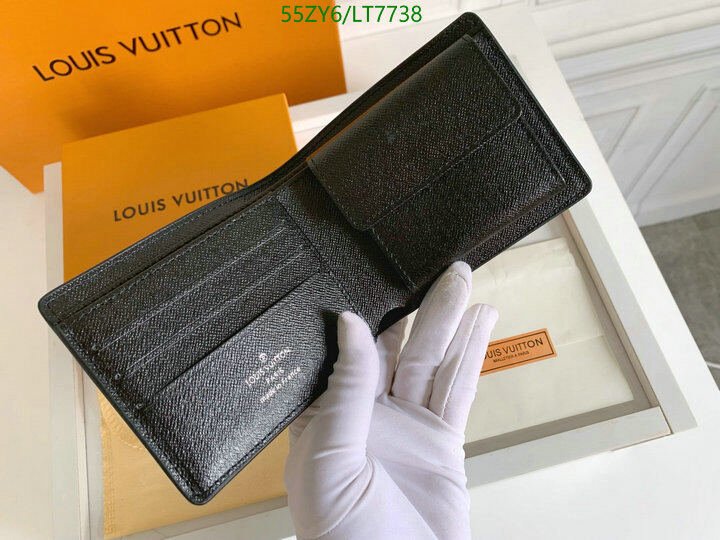 LV Bags-(4A)-Wallet-,Code: LT7738,$ 72USD