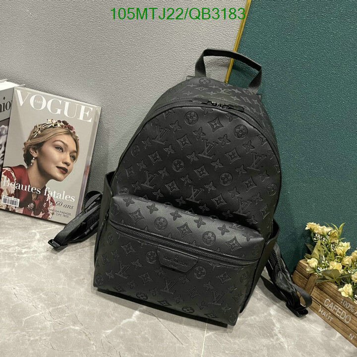 LV Bag-(4A)-Backpack- Code: QB3183 $ 137USD
