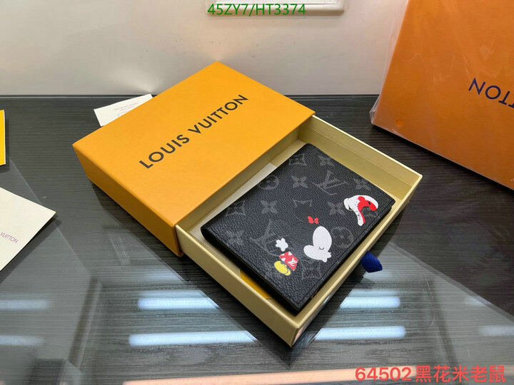 LV Bags-(4A)-Wallet-,Code: HT3374,$ 59USD