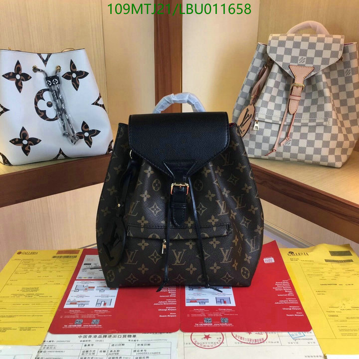 LV Bags-(4A)-Backpack-,Code: LBU011658,$ 142USD