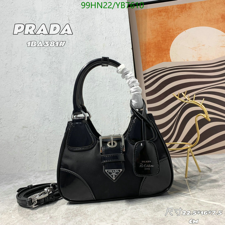 Prada Bag-(4A)-Handbag- Code: YB7610 $ 129USD