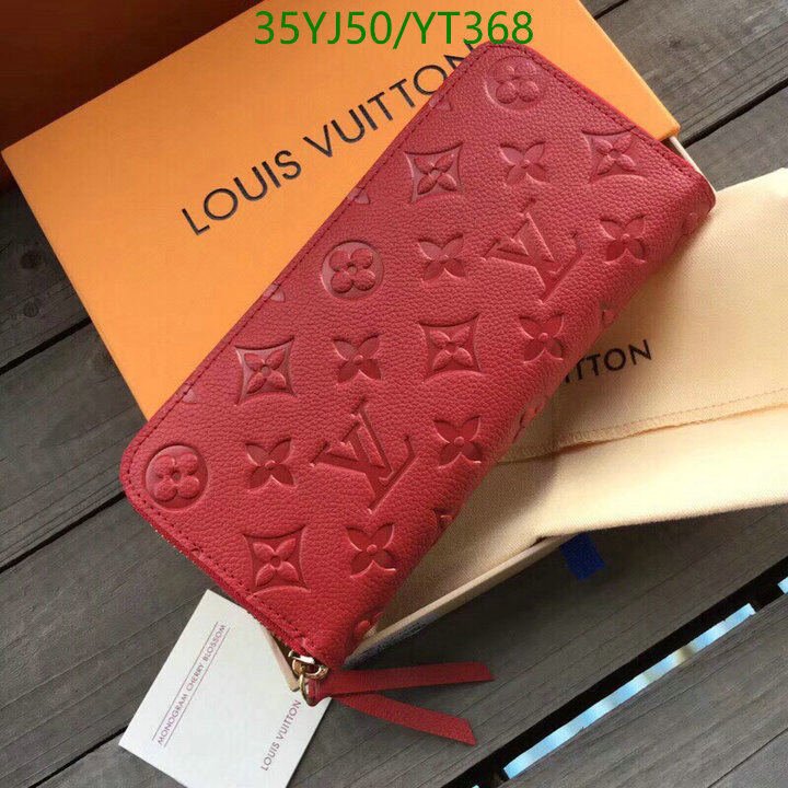 LV Bags-(4A)-Wallet-,Code: YT368,$ 46USD