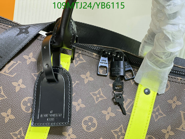 LV Bags-(4A)-Keepall BandouliRe 45-50-,Code: YB6115,$ 142USD