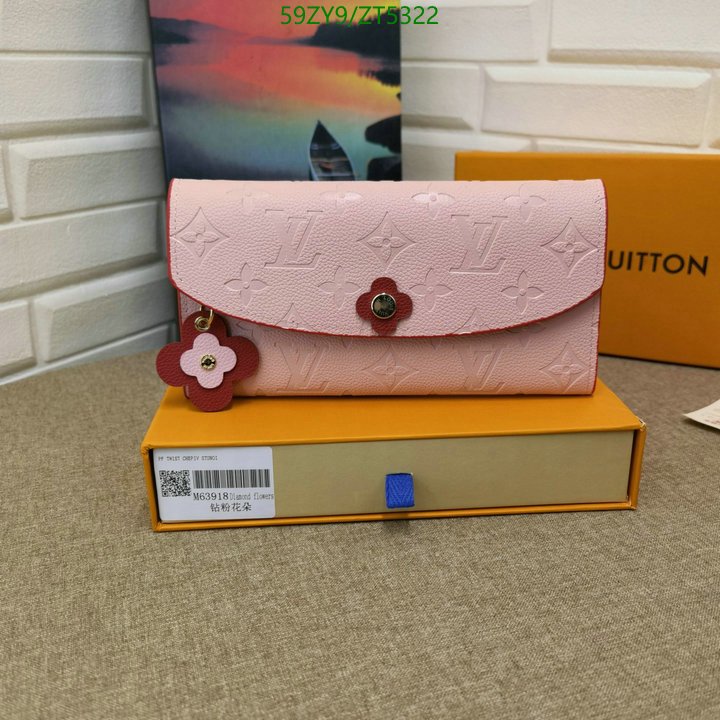 LV Bags-(4A)-Wallet-,Code: ZT5322,$ 77USD