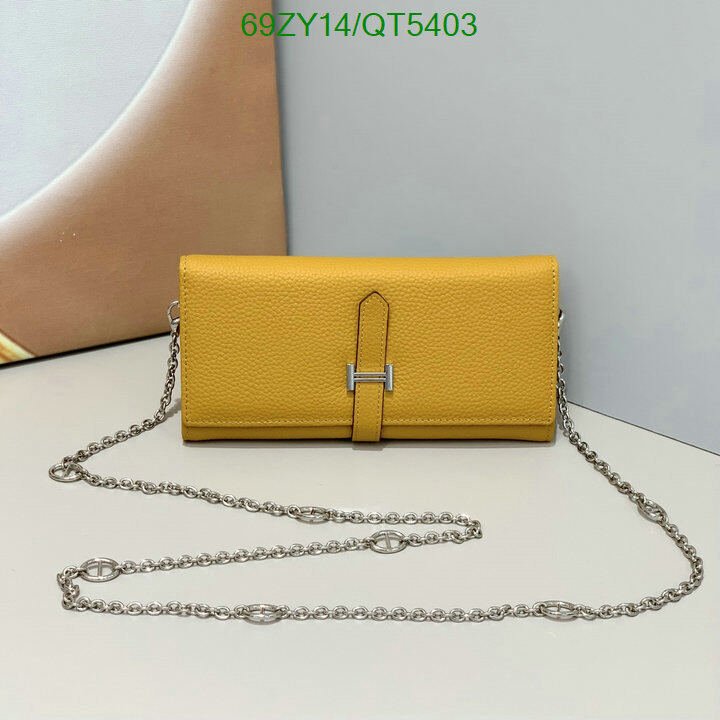 Hermes Bag-(4A)-Wallet- Code: QT5403 $ 90USD