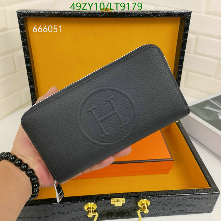 Hermes Bag-(4A)-Wallet-,Code: LT9179,$ 64USD