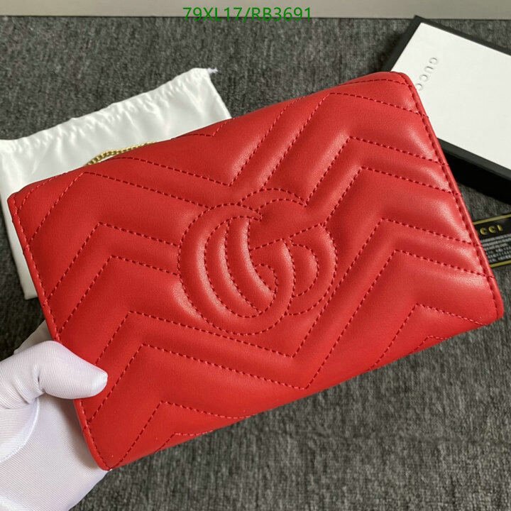 Gucci Bag-(4A)-Diagonal- Code: RB3691 $ 103USD