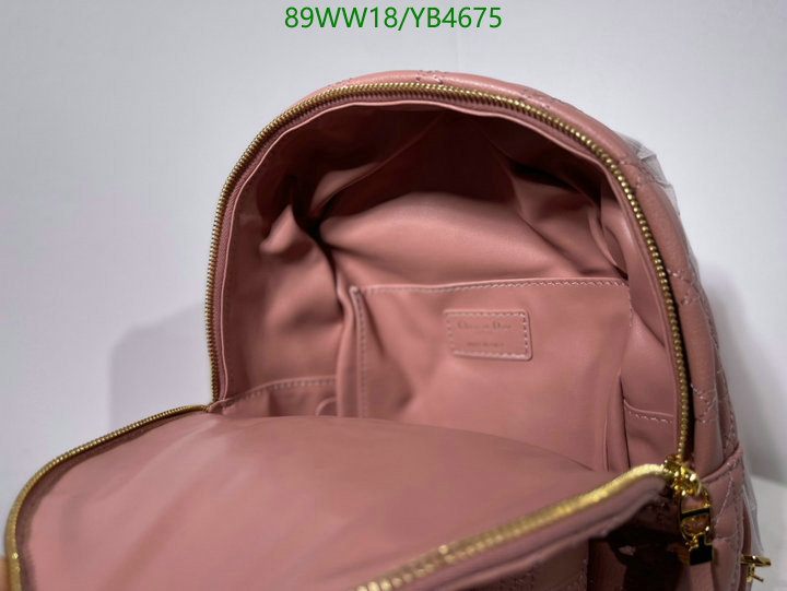 DiorBag-(4A)-Backpack- Code: YB4675 $ 116USD