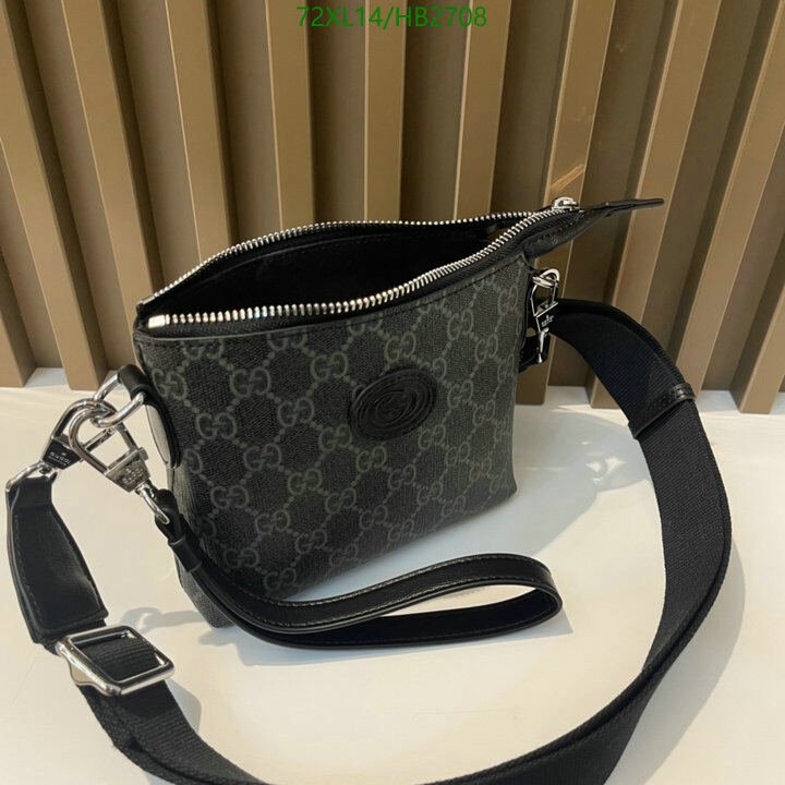 Gucci Bag-(4A)-Diagonal-,Code: HB2708,$ 94USD