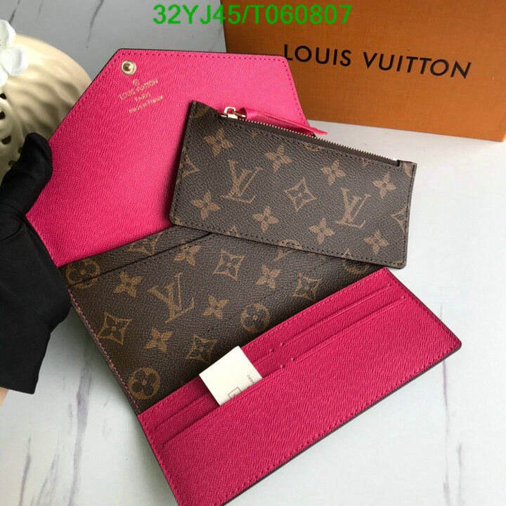 LV Bags-(4A)-Wallet-,Code: T060807,$ 42USD