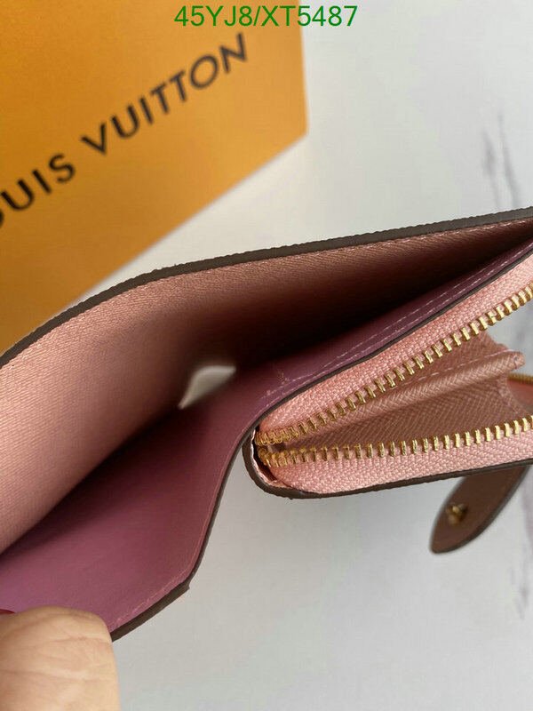 LV Bags-(4A)-Wallet-,Code: XT5487,$ 59USD