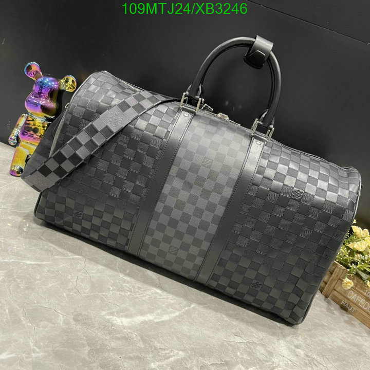 LV Bags-(4A)-Keepall BandouliRe 45-50-,Code: XB3246,$ 142USD