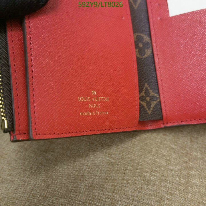 LV Bags-(4A)-Wallet-,Code: LT8026,$ 77USD