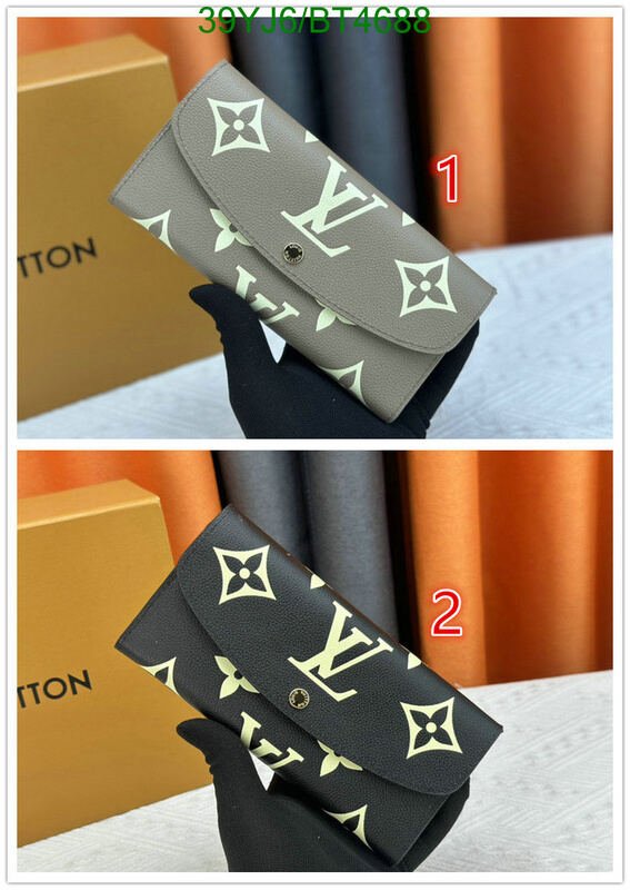 LV Bag-(4A)-Wallet- Code: BT4688 $ 51USD