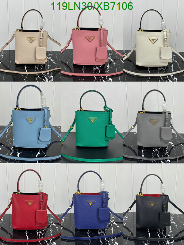 Prada Bag-(4A)-Bucket Bag- Code: XB7106 $ 155USD