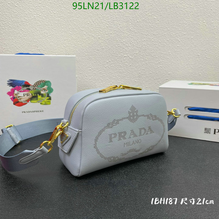 Prada Bag-(4A)-Diagonal-,Code: LB3122,$ 124USD