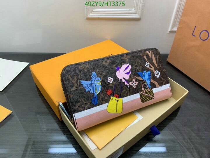 LV Bags-(4A)-Wallet-,Code: HT3375,$ 64USD