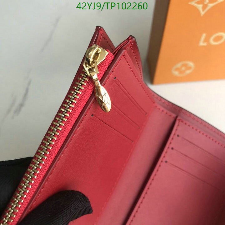 LV Bags-(4A)-Wallet-,Code: TP102260,$ 55USD