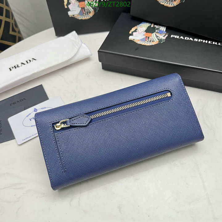Prada Bag-(4A)-Wallet-,Code: ZT2802,$ 64USD