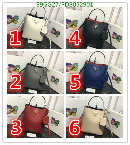 Prada Bag-(4A)-Handbag-,Code: PDB052901,$ 155USD